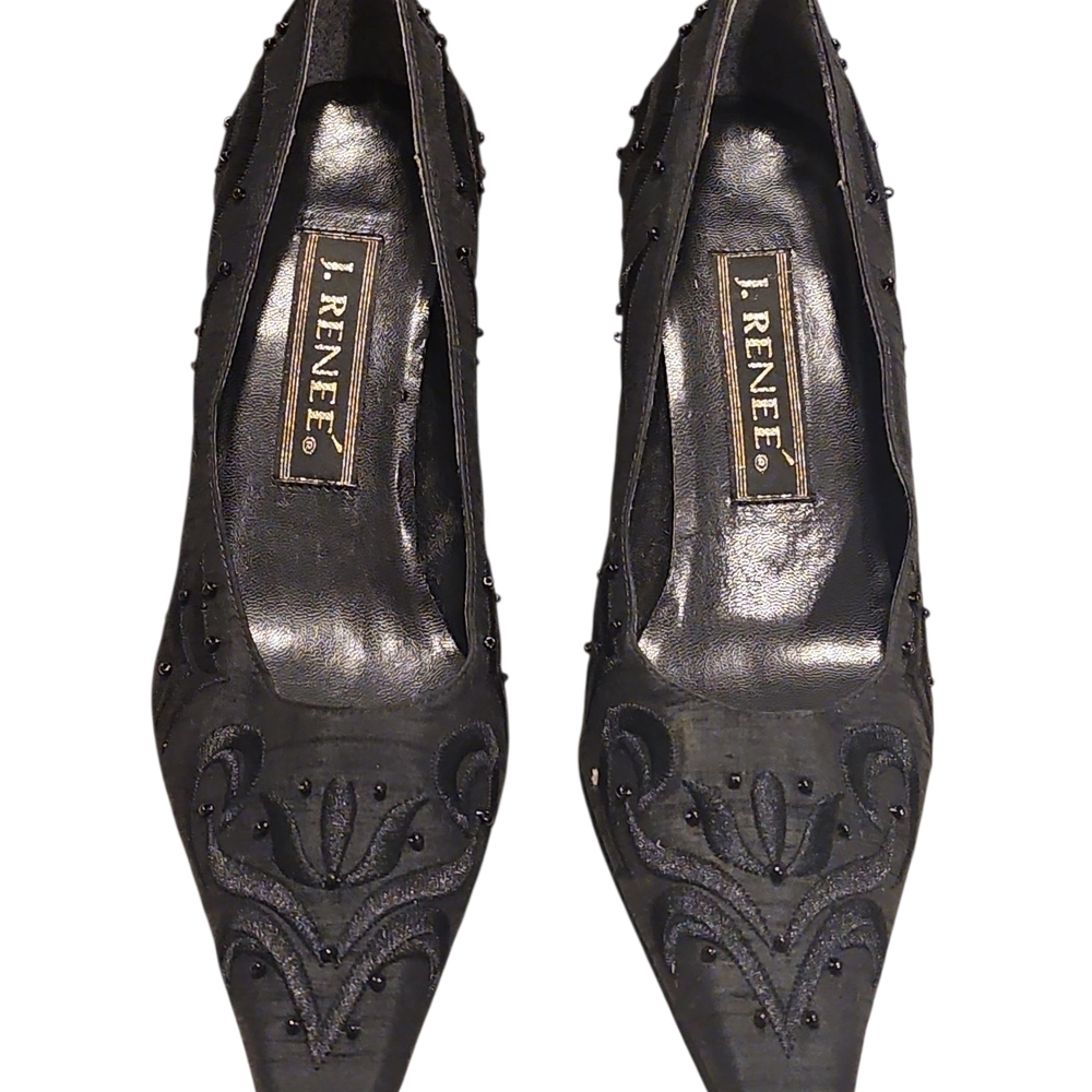 J. Renee Elegant Black Pumps - Picture 2 of 7